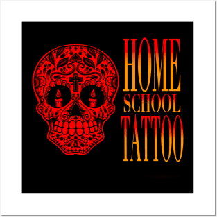 HomeSchoolTattoo SugarSkull Posters and Art